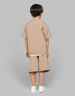 Poplin shorts with DG logo