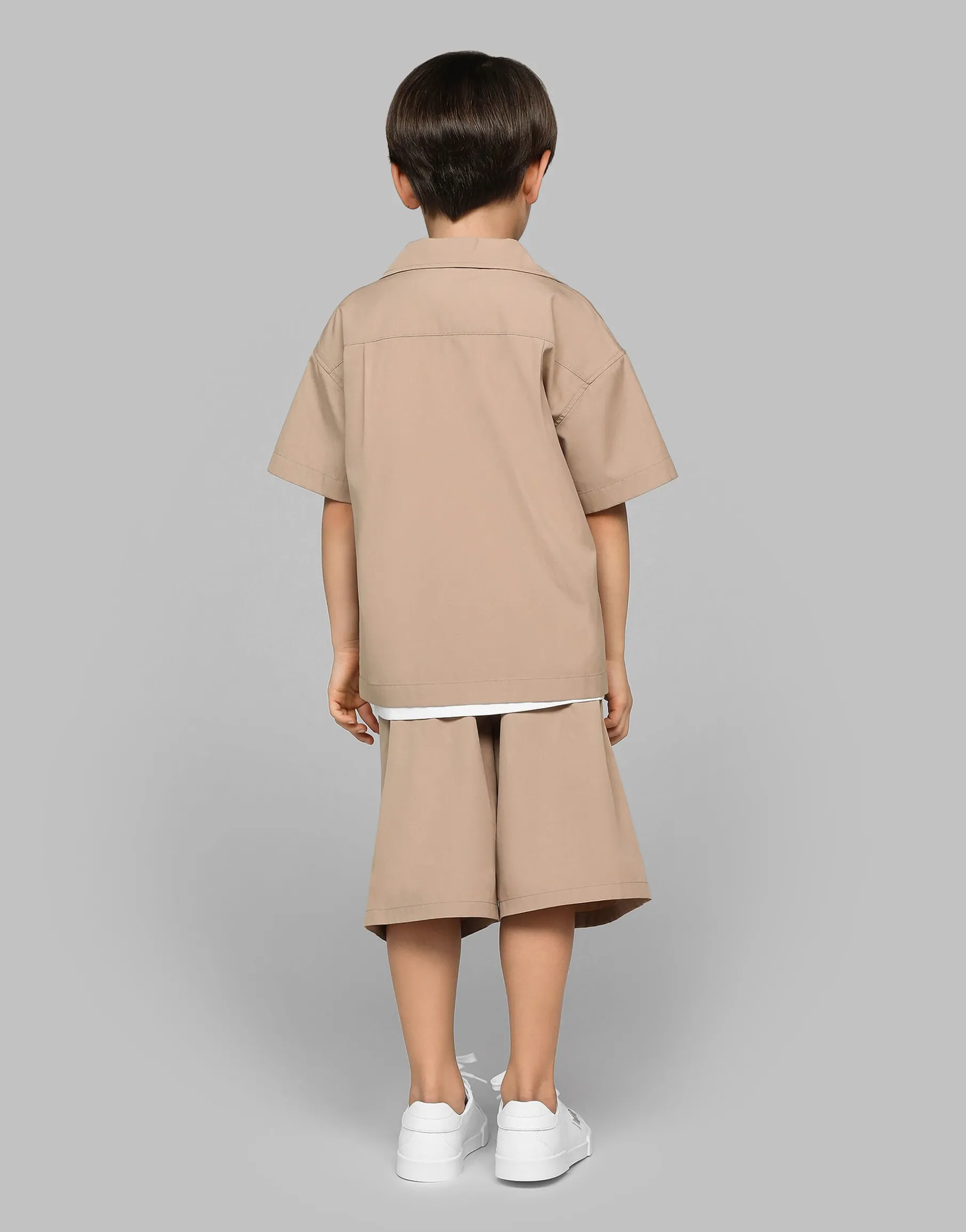 Poplin shorts with DG logo