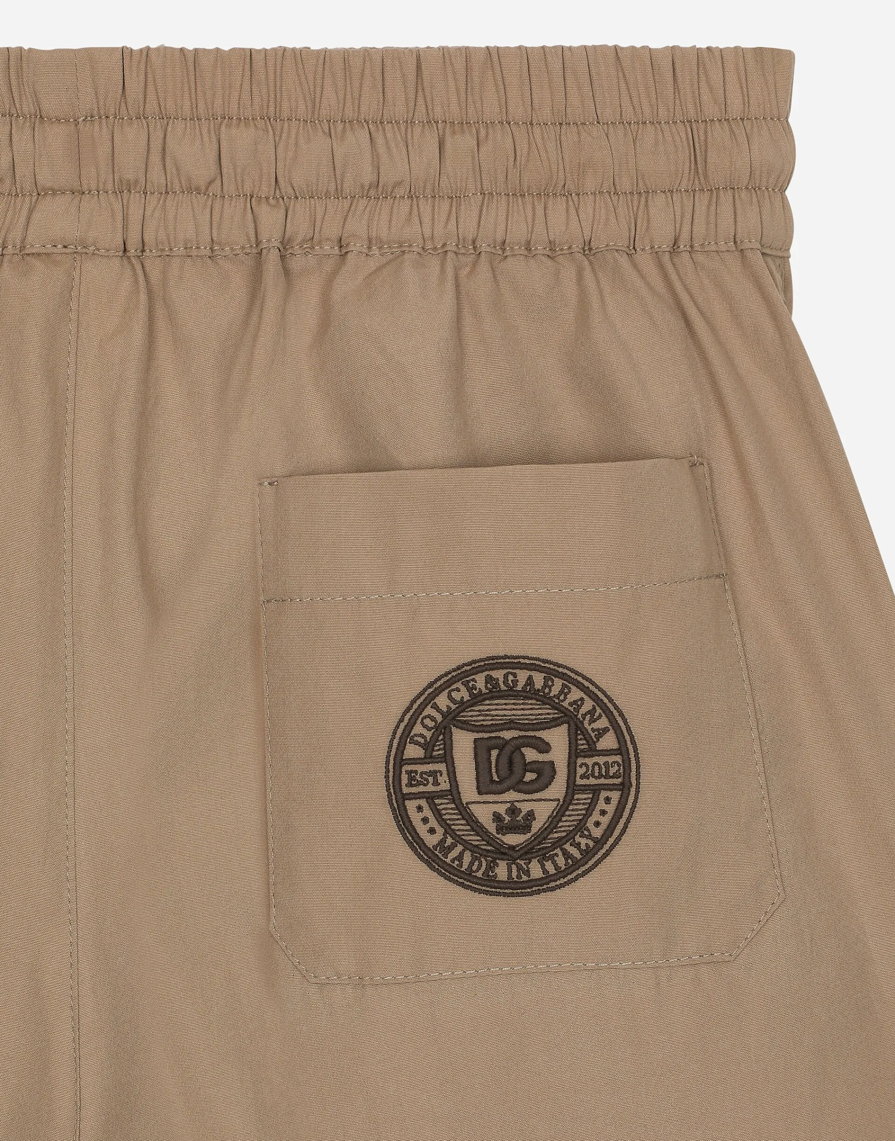 Poplin shorts with DG logo
