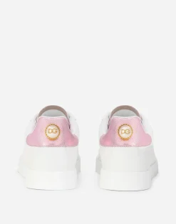 Portofino sneakers in nappa calfskin with lettering
