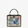 Postcard Dolce Box bag in lacquered wood
