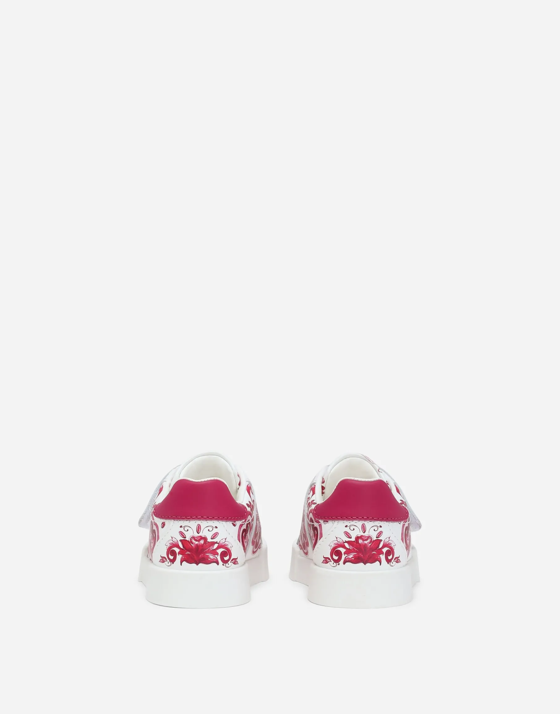 Printed calfskin Portofino sneakers