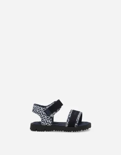 Printed calfskin sandals