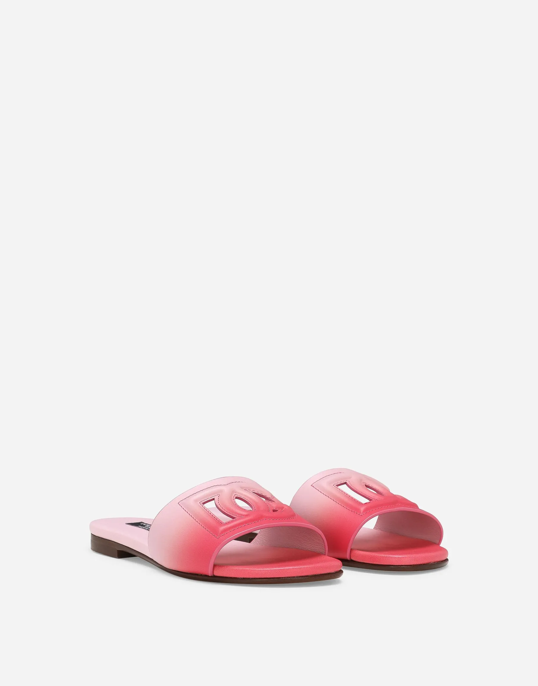 Printed calfskin sliders