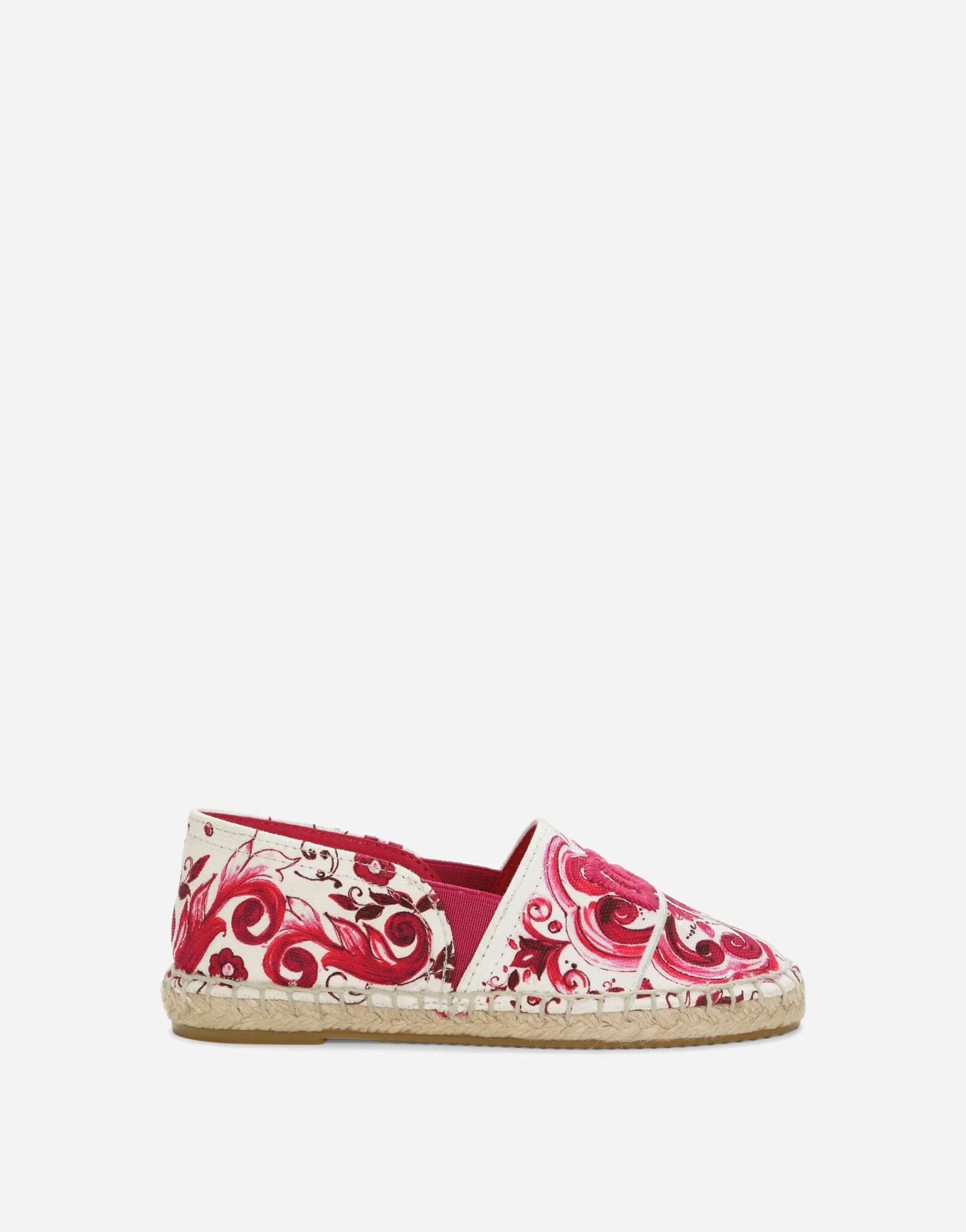 Printed canvas espadrilles