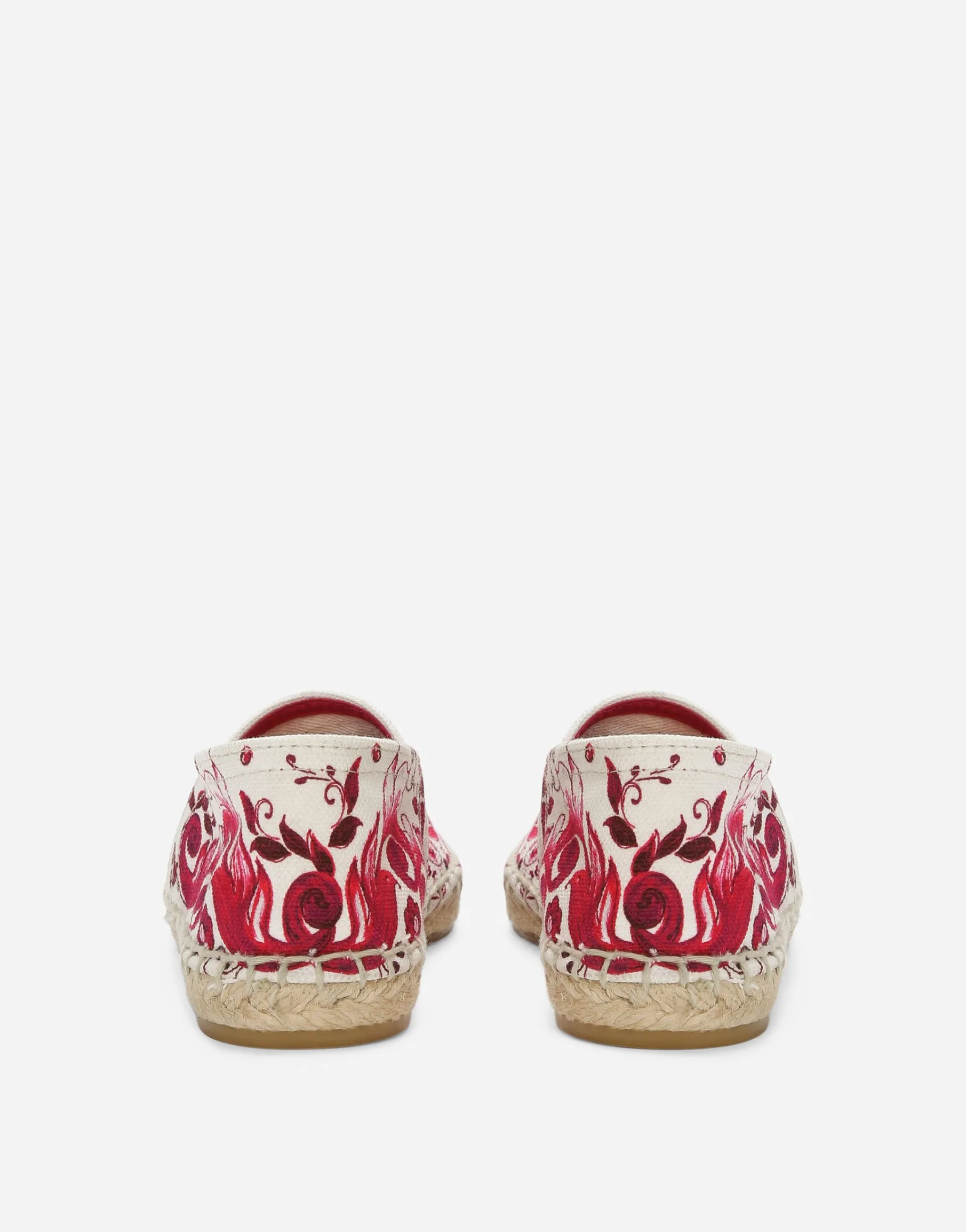 Printed canvas espadrilles