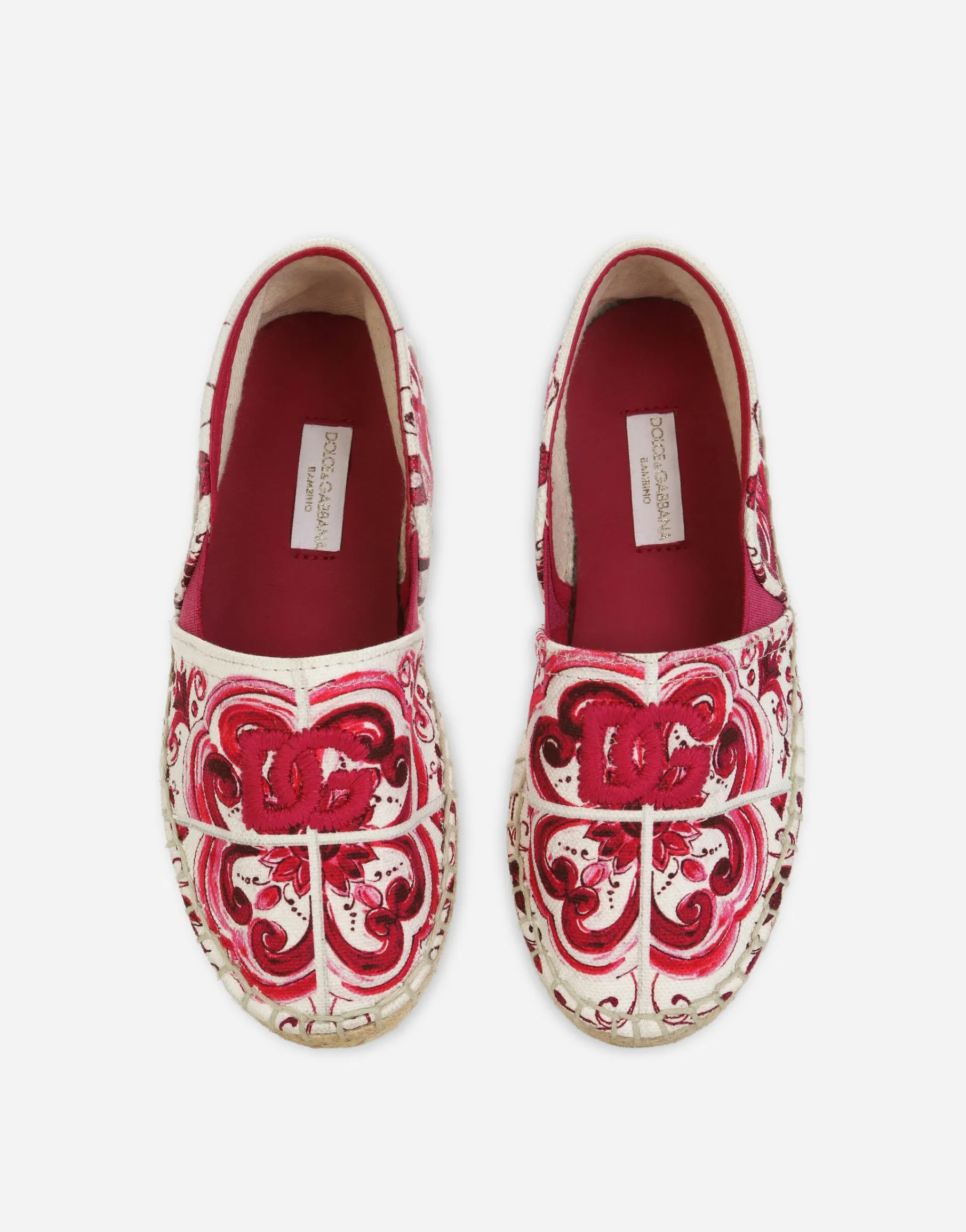 Printed canvas espadrilles