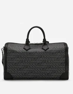 Printed jacquard holdall