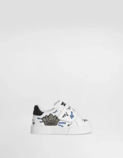 Printed lambskin Portofino Light sneakers