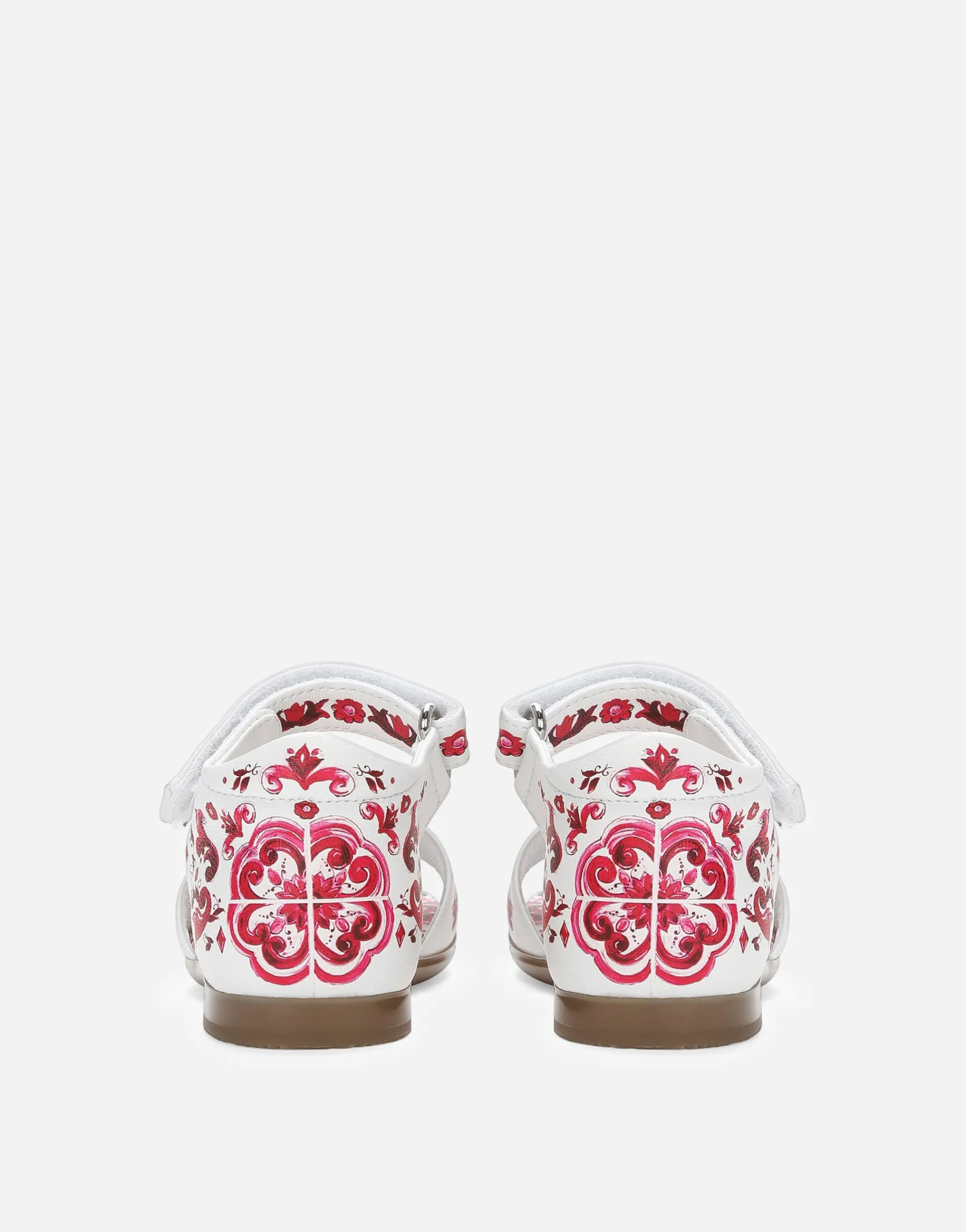 Printed nappa lambskin sandals