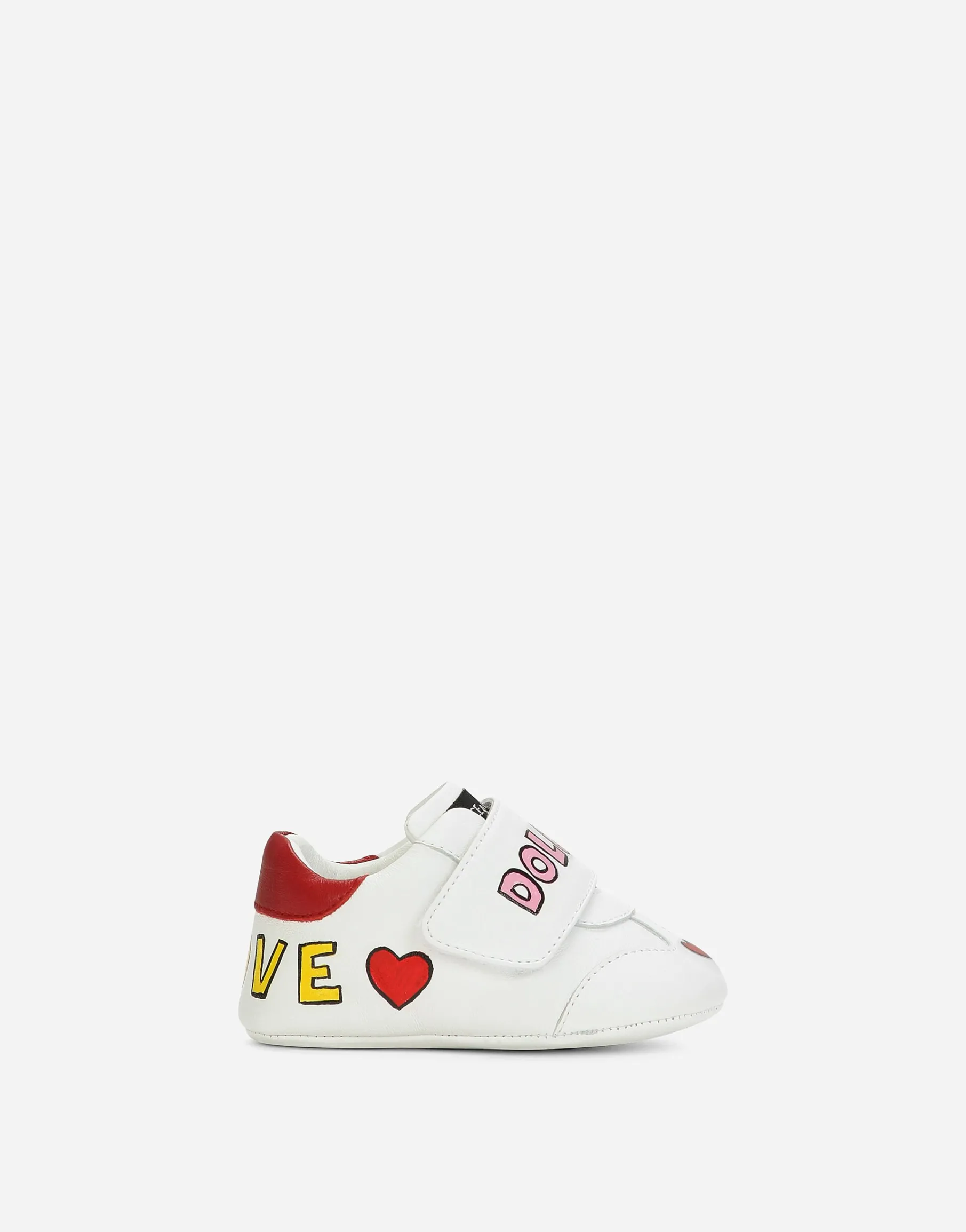 Printed nappa leather sneakers