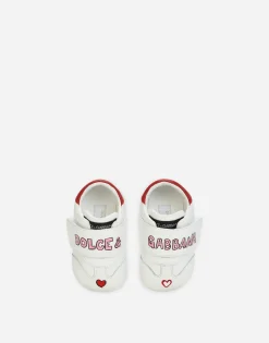Printed nappa leather sneakers