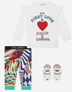 Printed nappa leather sneakers