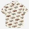 Printed poplin shirt