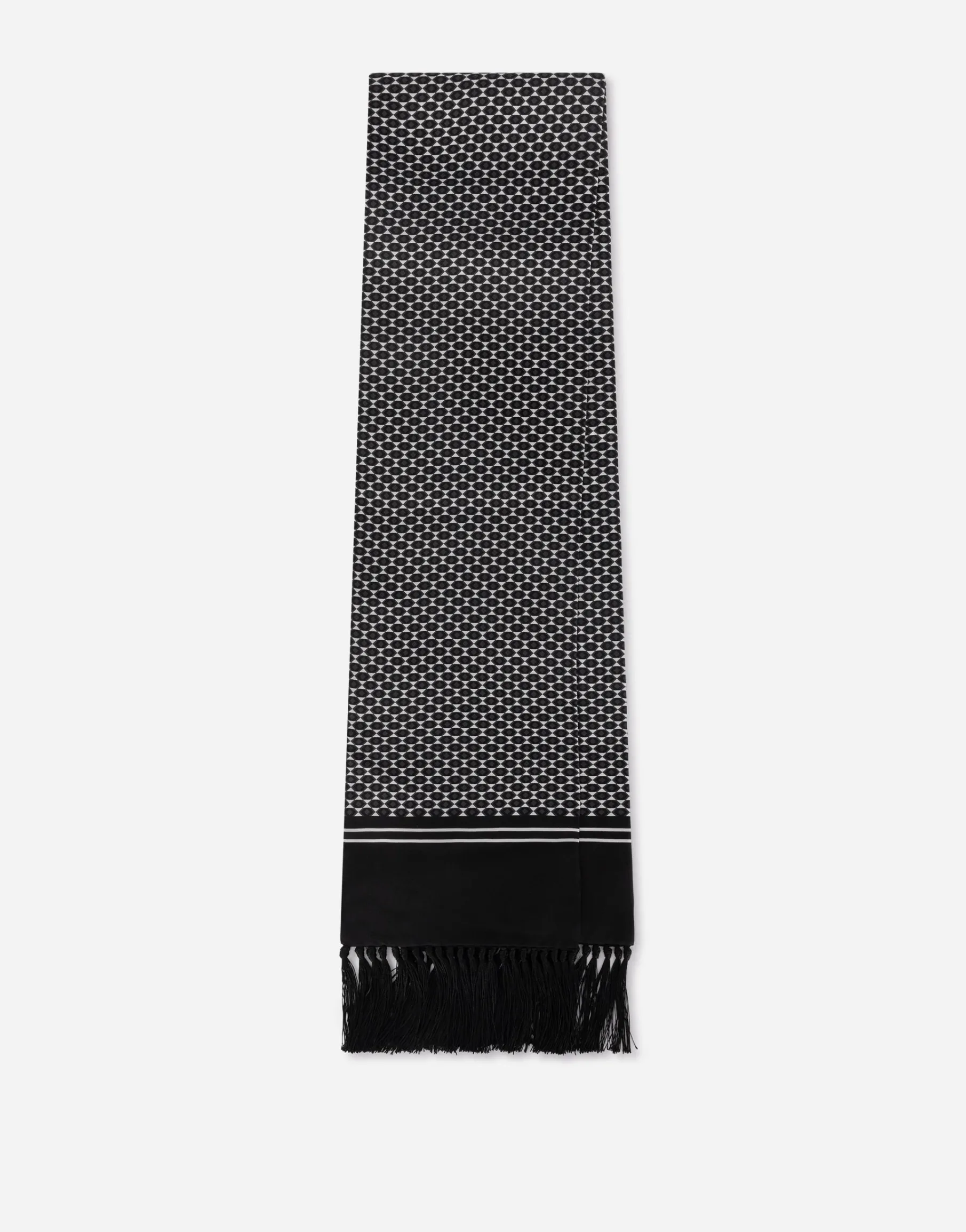 Printed silk scarf