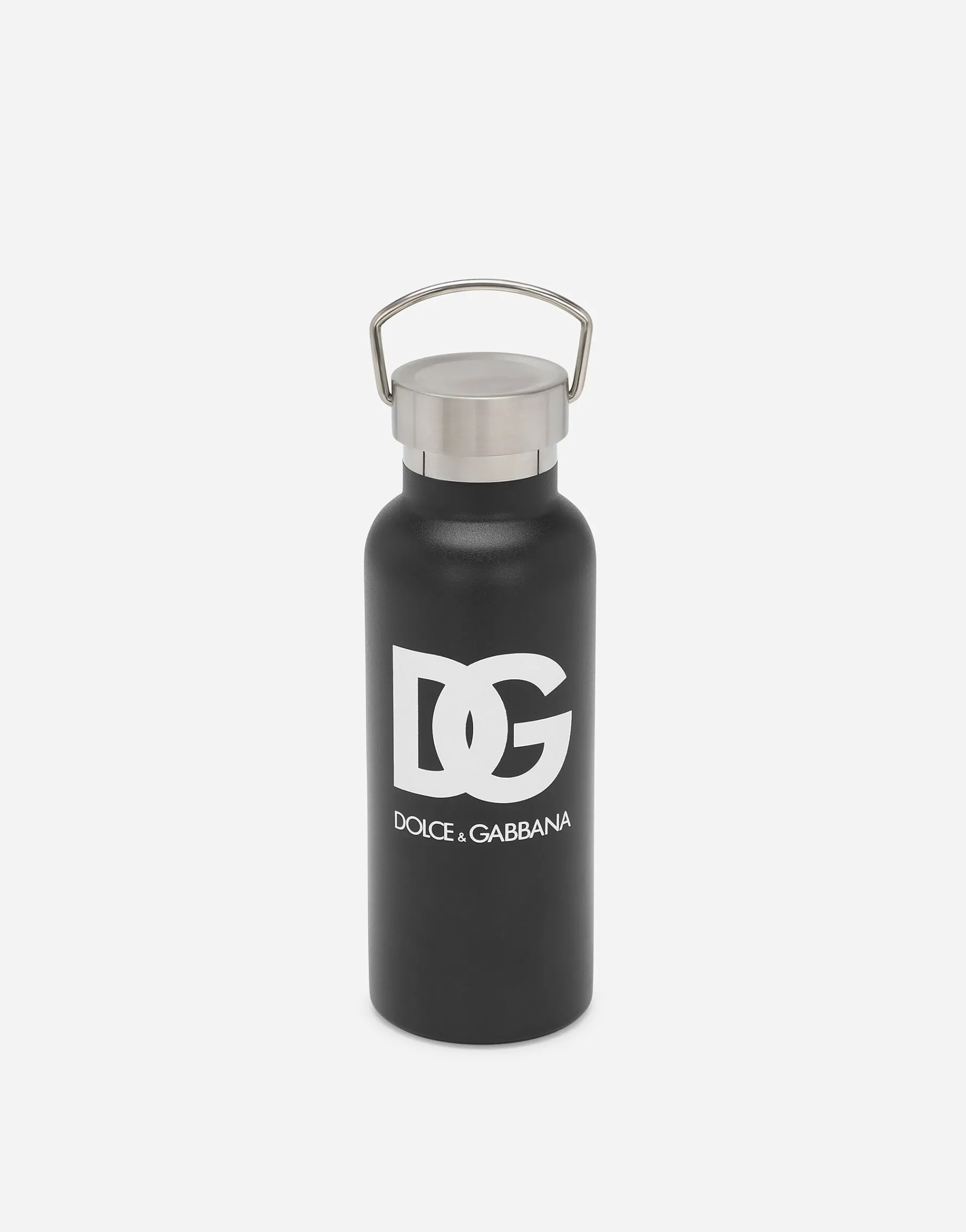 Printed steel water bottle