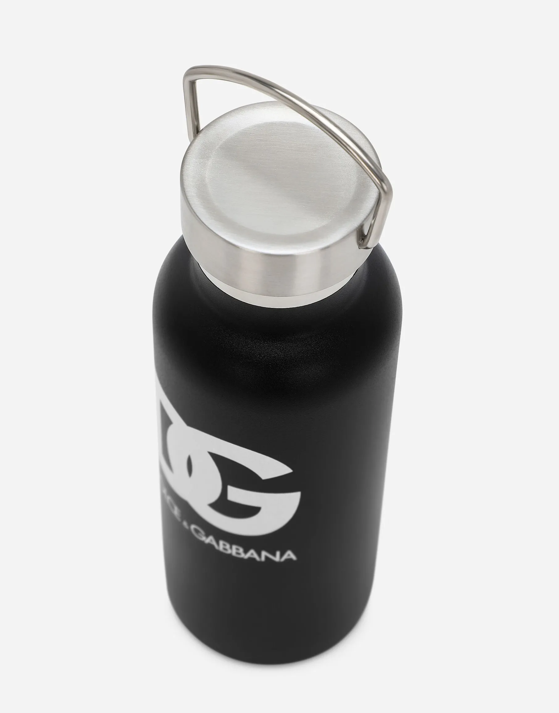 Printed steel water bottle