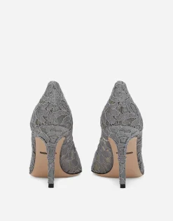 Pump in Taormina lace with crystals