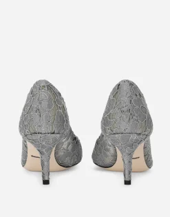 Pump in Taormina lace with crystals