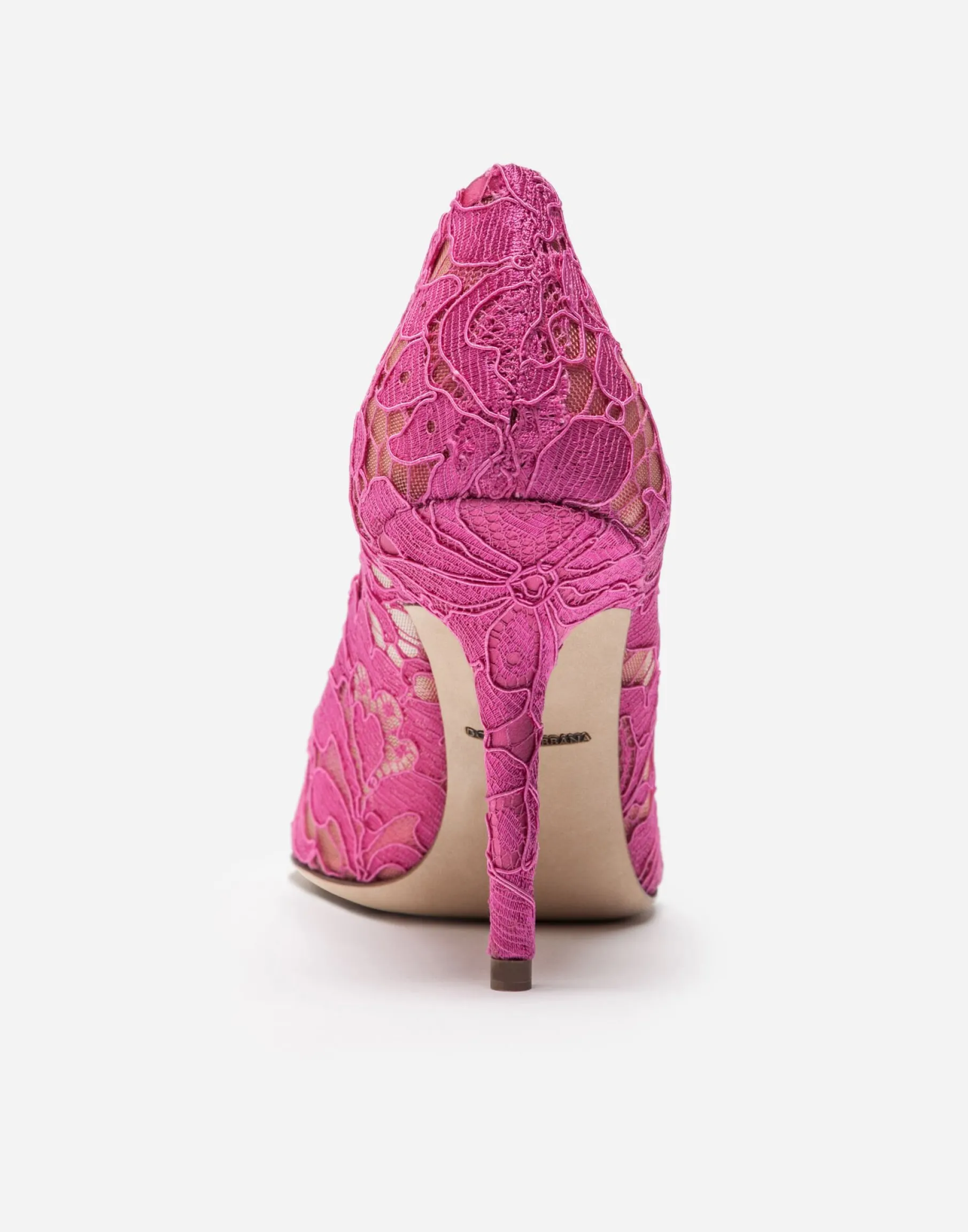 Pump in Taormina lace with crystals