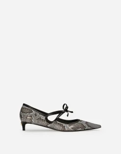 Python skin pumps