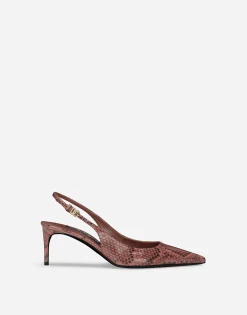Python skin slingbacks