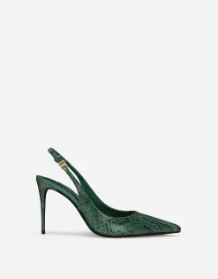 Python skin slingbacks