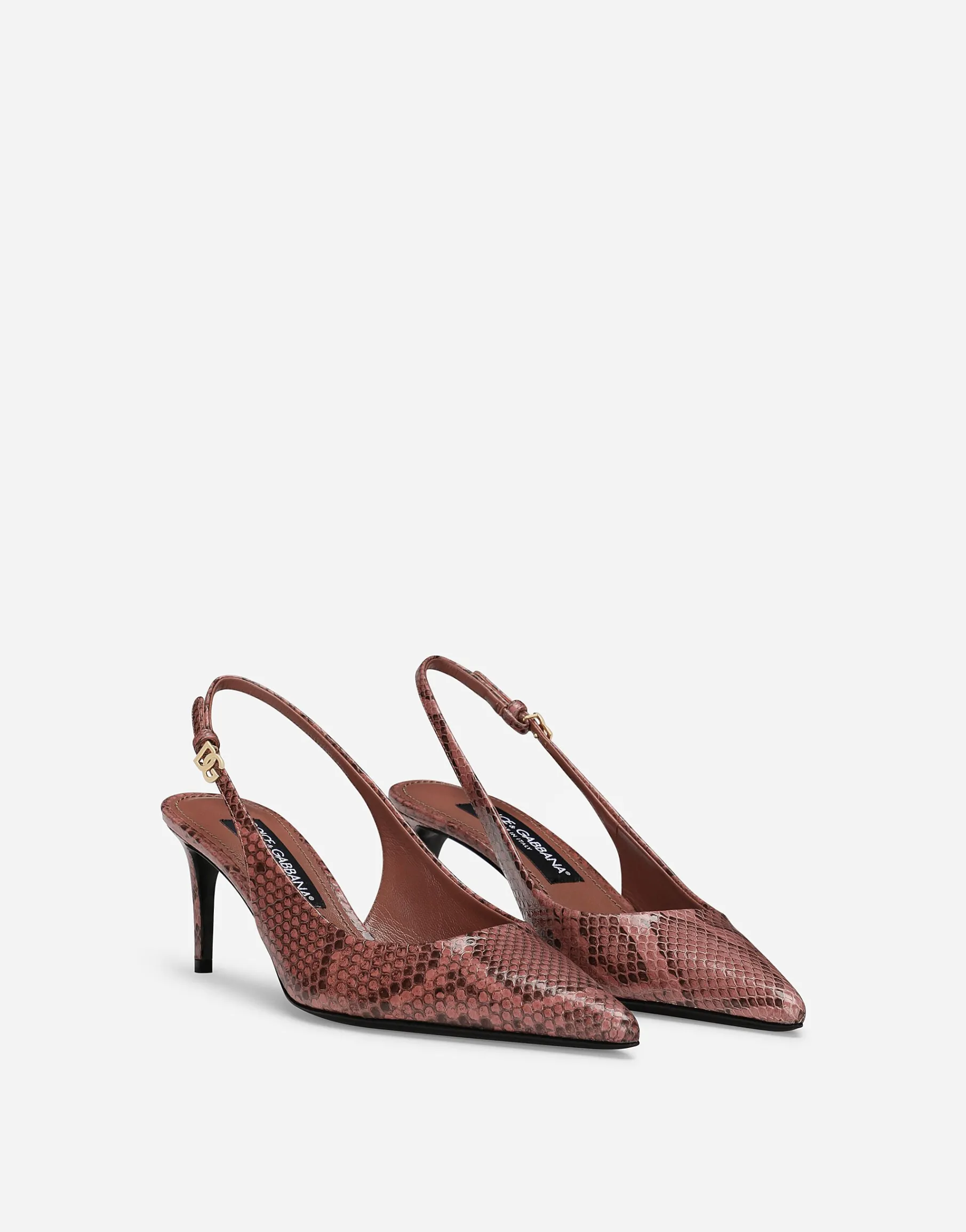 Python skin slingbacks