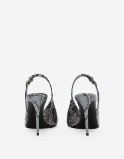 Python skin slingbacks
