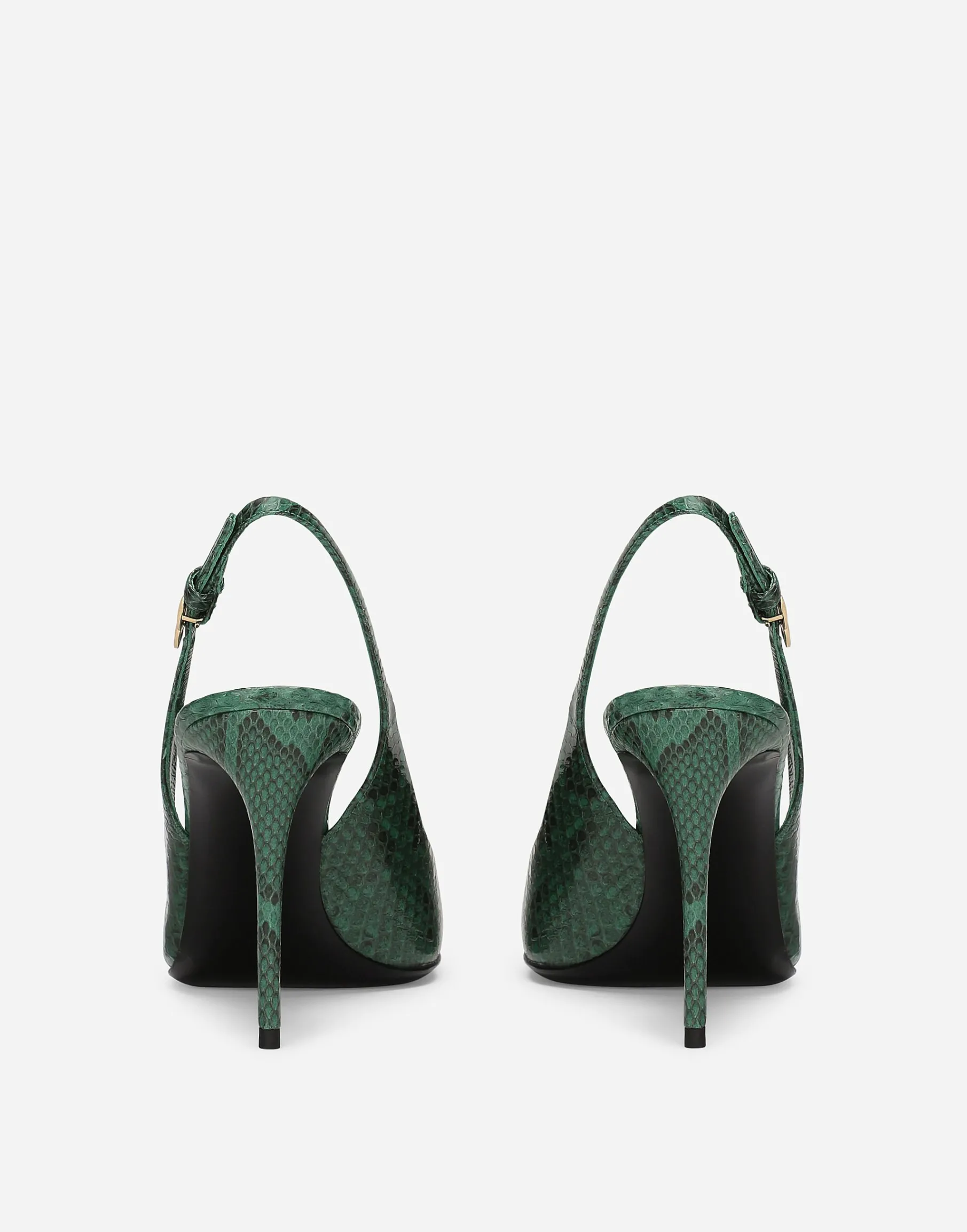 Python skin slingbacks