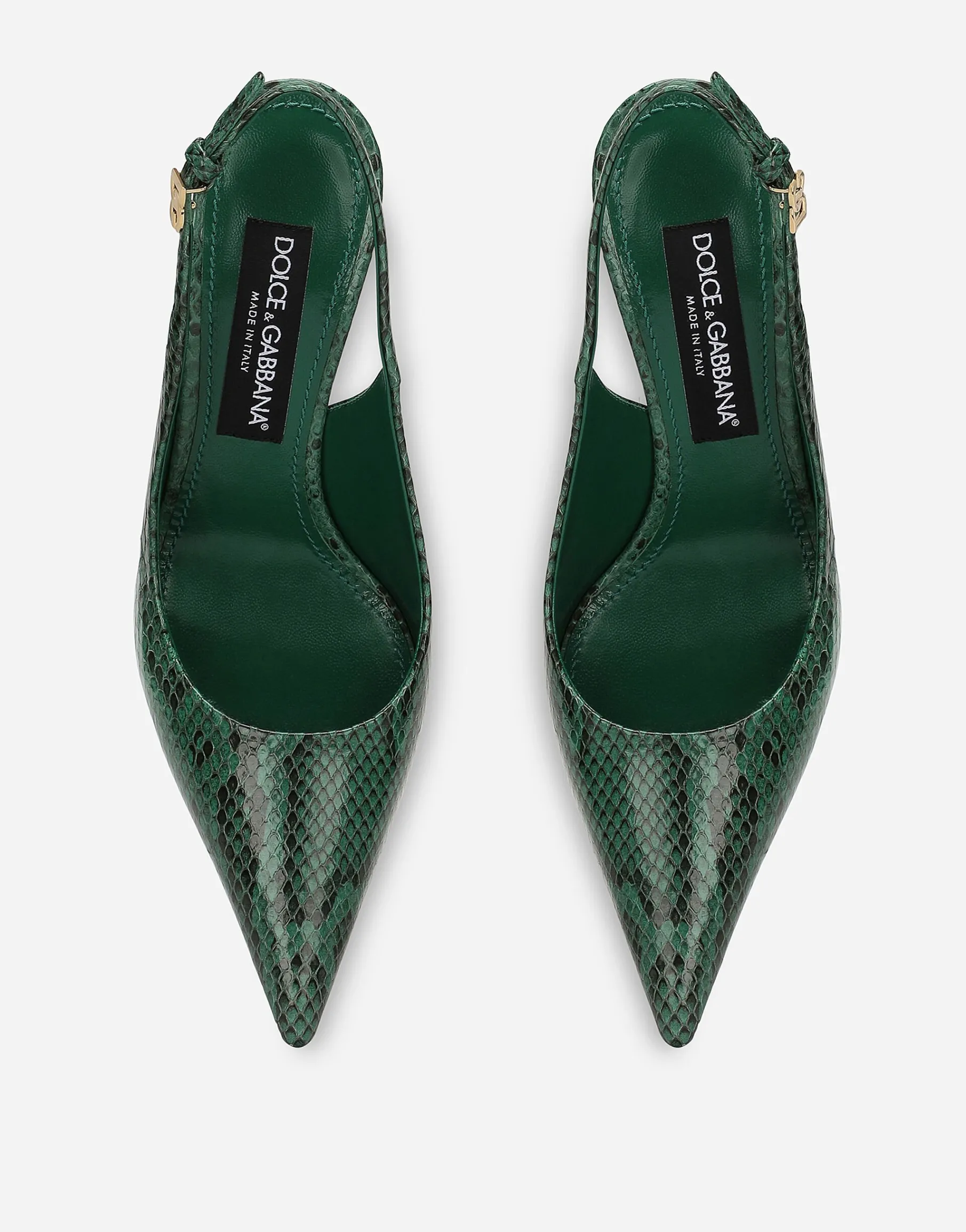 Python skin slingbacks