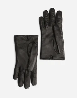 Quilted nappa leather gloves with DG logo