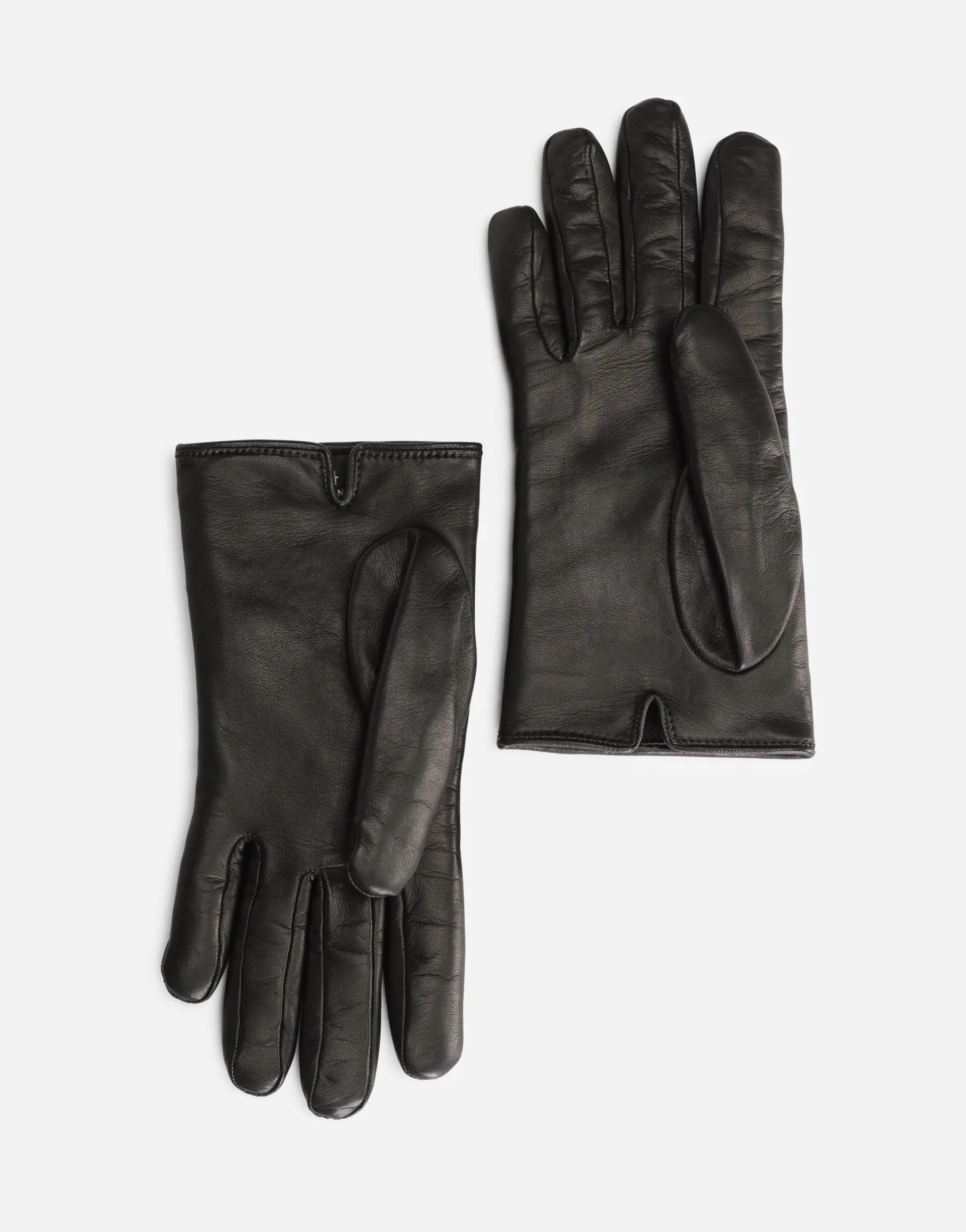 Quilted nappa leather gloves with DG logo