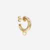 Rainbow Alphabet earring in yellow 18kt gold