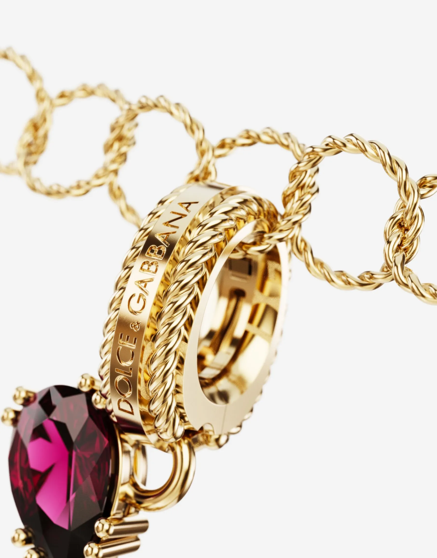 Rainbow alphabet Y 18 kt yellow gold charm with multicolor fine gems