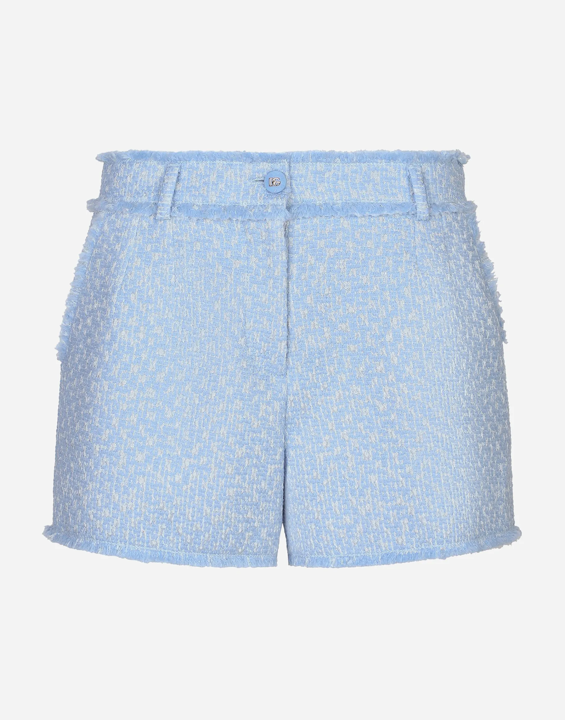 Raschel tweed shorts