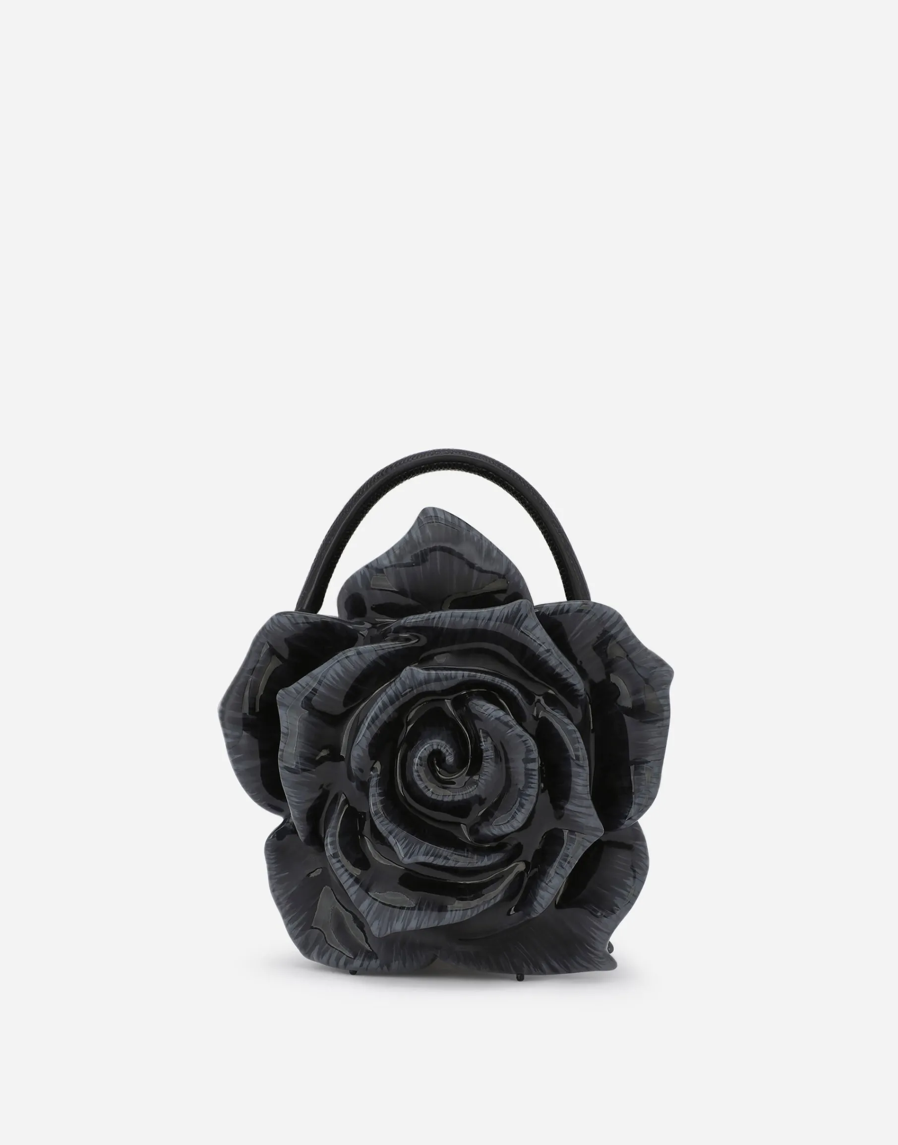 Resin rose-design Dolce Box bag