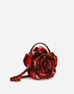 Resin rose-design Dolce Box bag