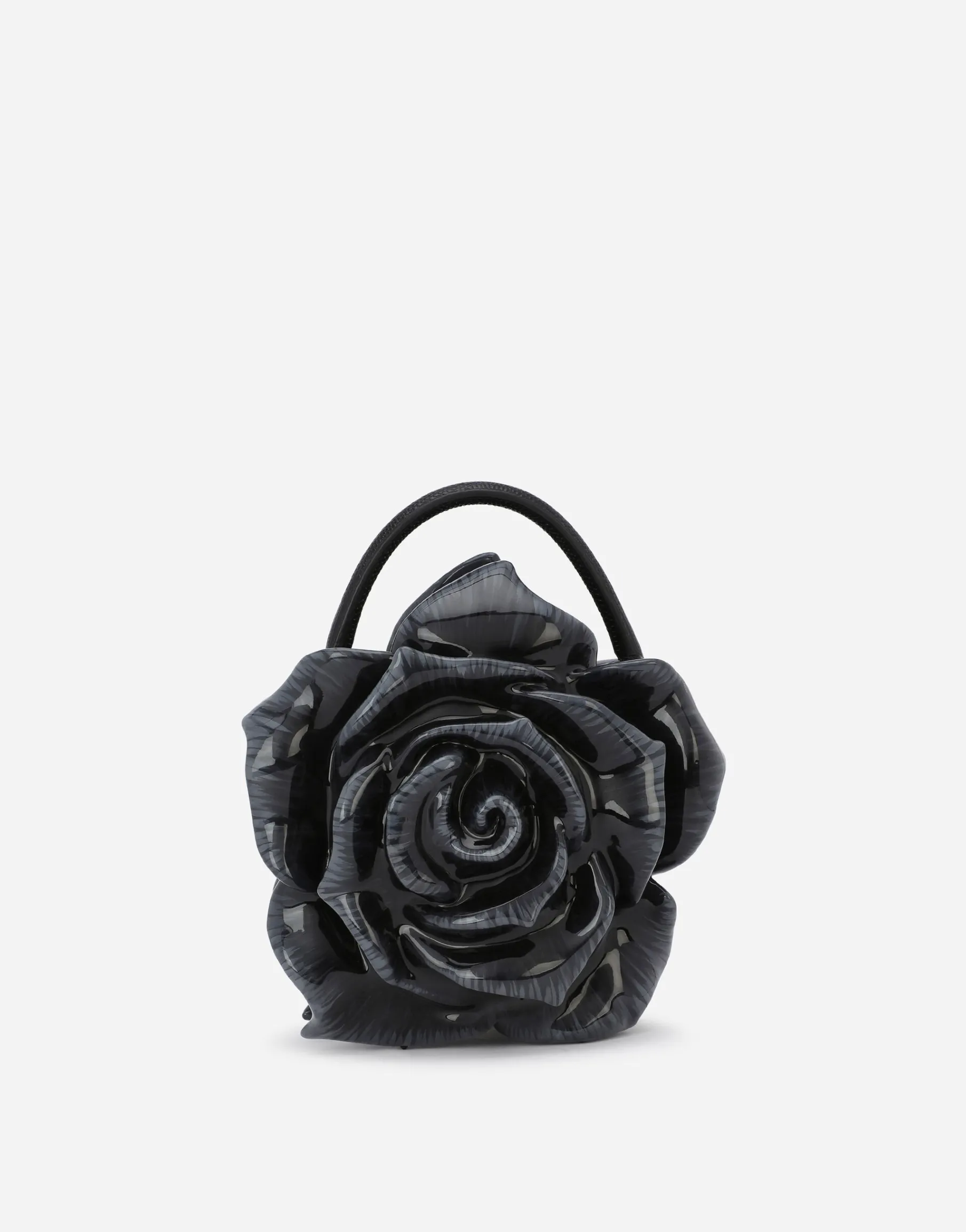 Resin rose-design Dolce Box bag