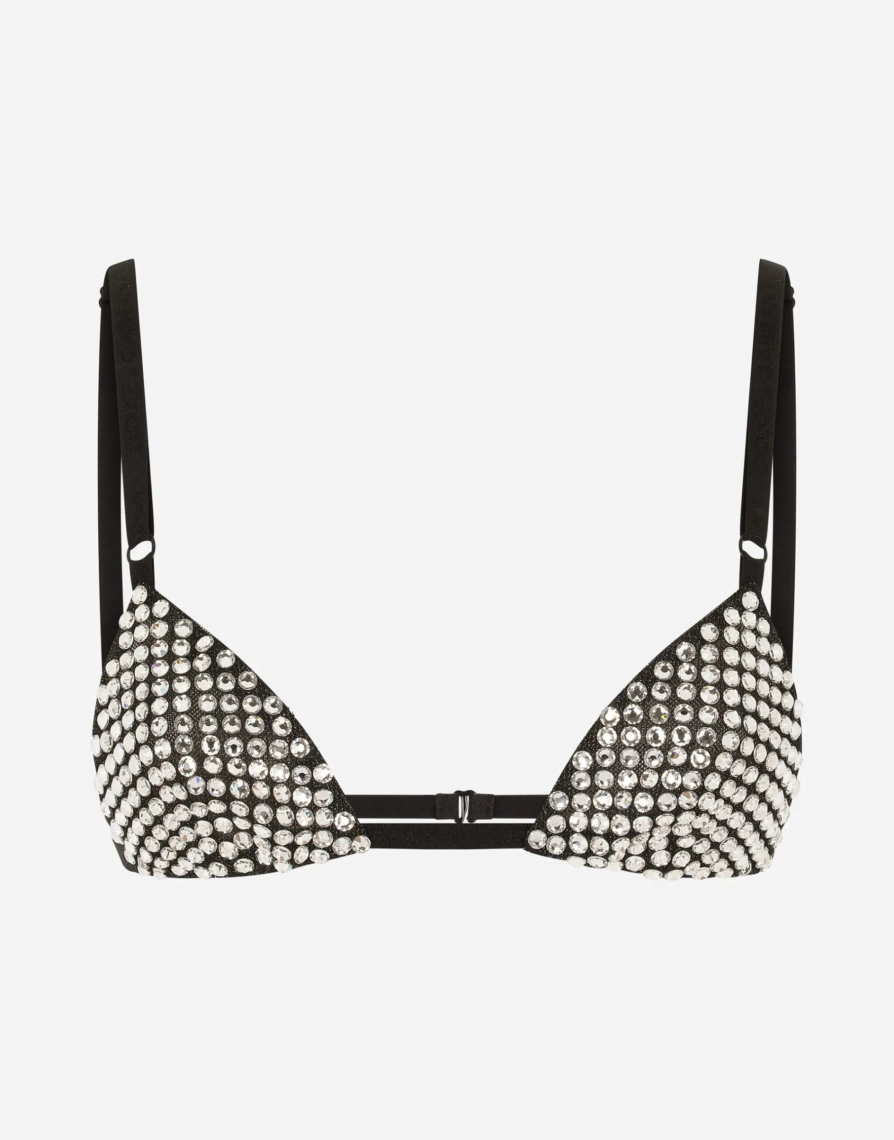 Rhinestoned bra