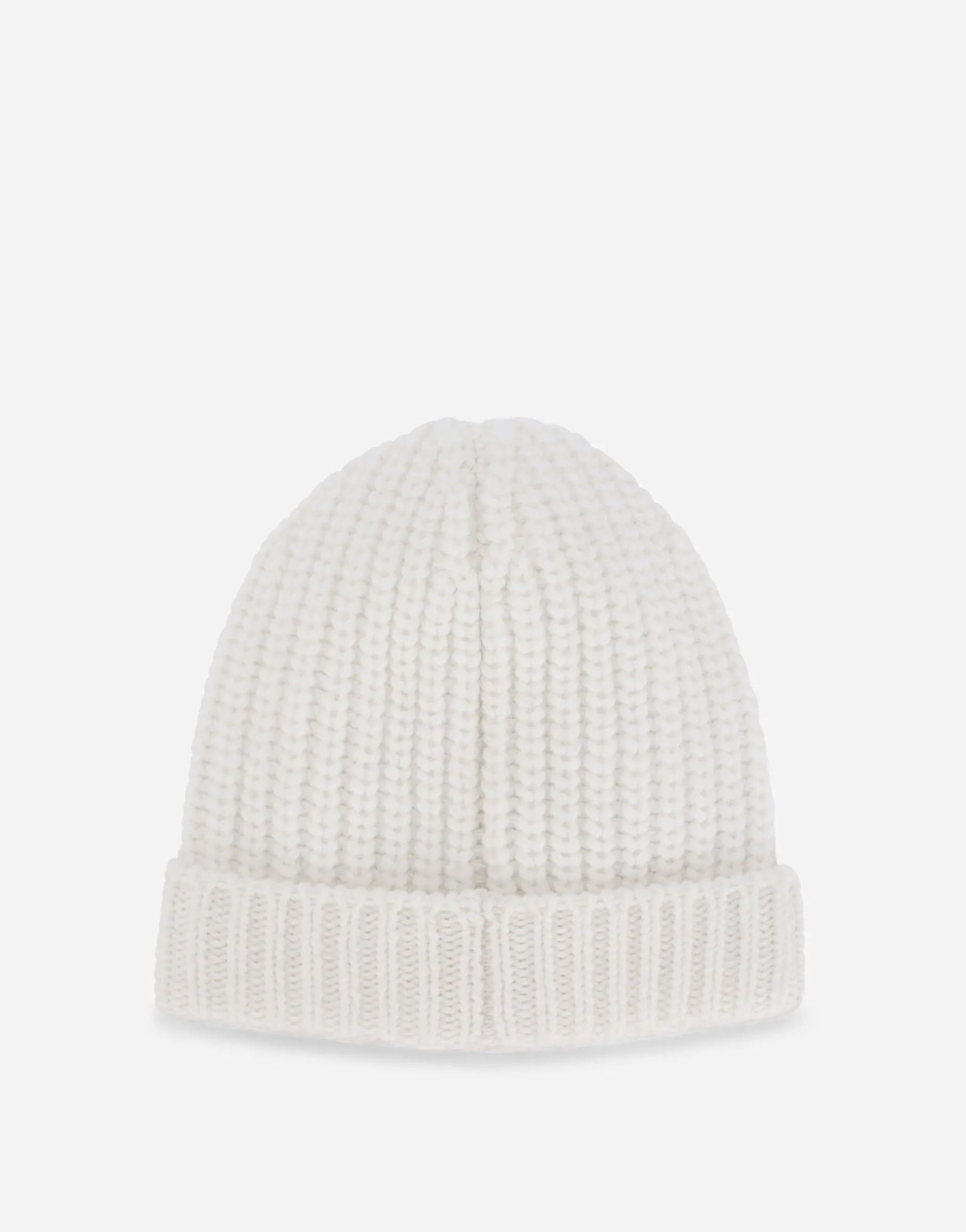 Ribbed knit hat with DG logo patch