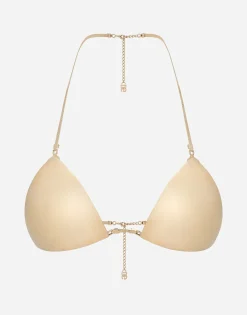 Rigid decorative metal bra
