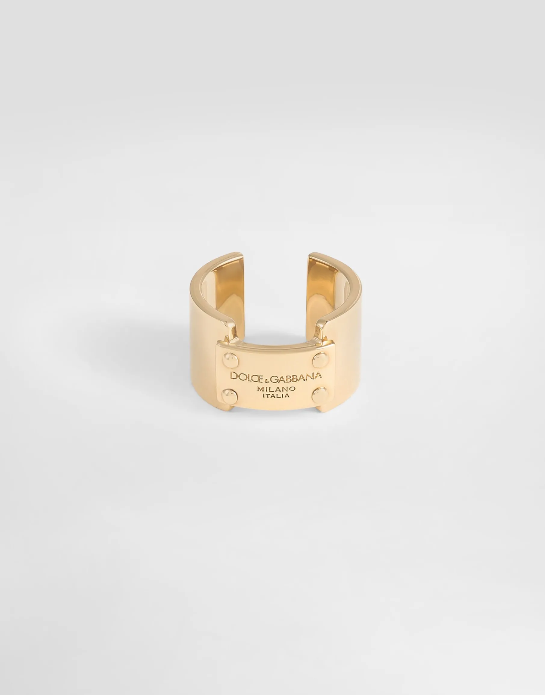 Ring with Dolce&Gabbana logo tag