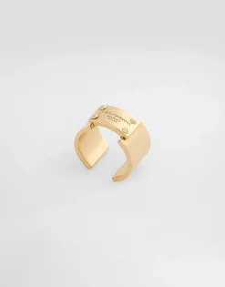 Ring with Dolce&Gabbana logo tag