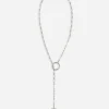 Rosary necklace with chain detailing
