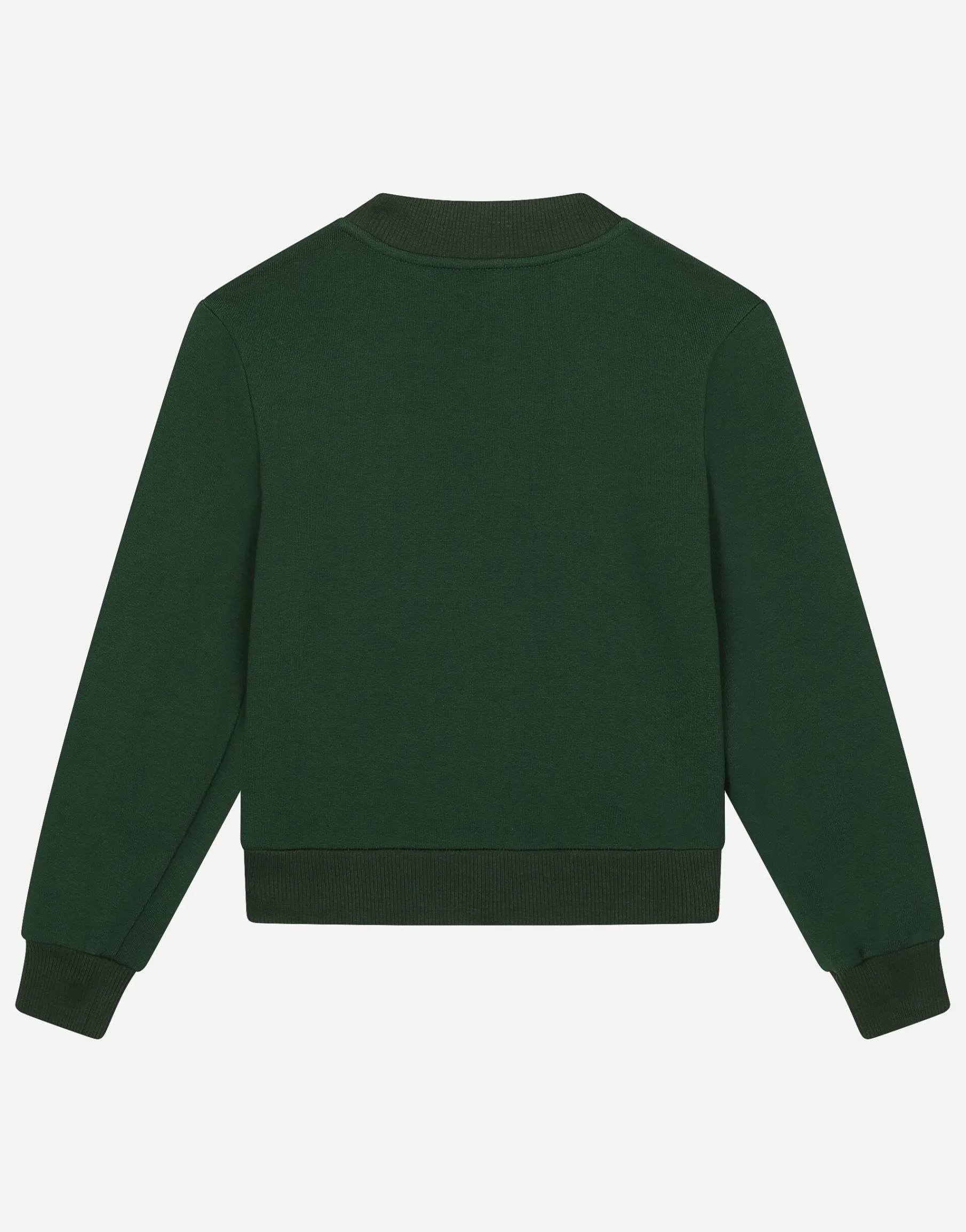 Round-neck jersey with logo tag