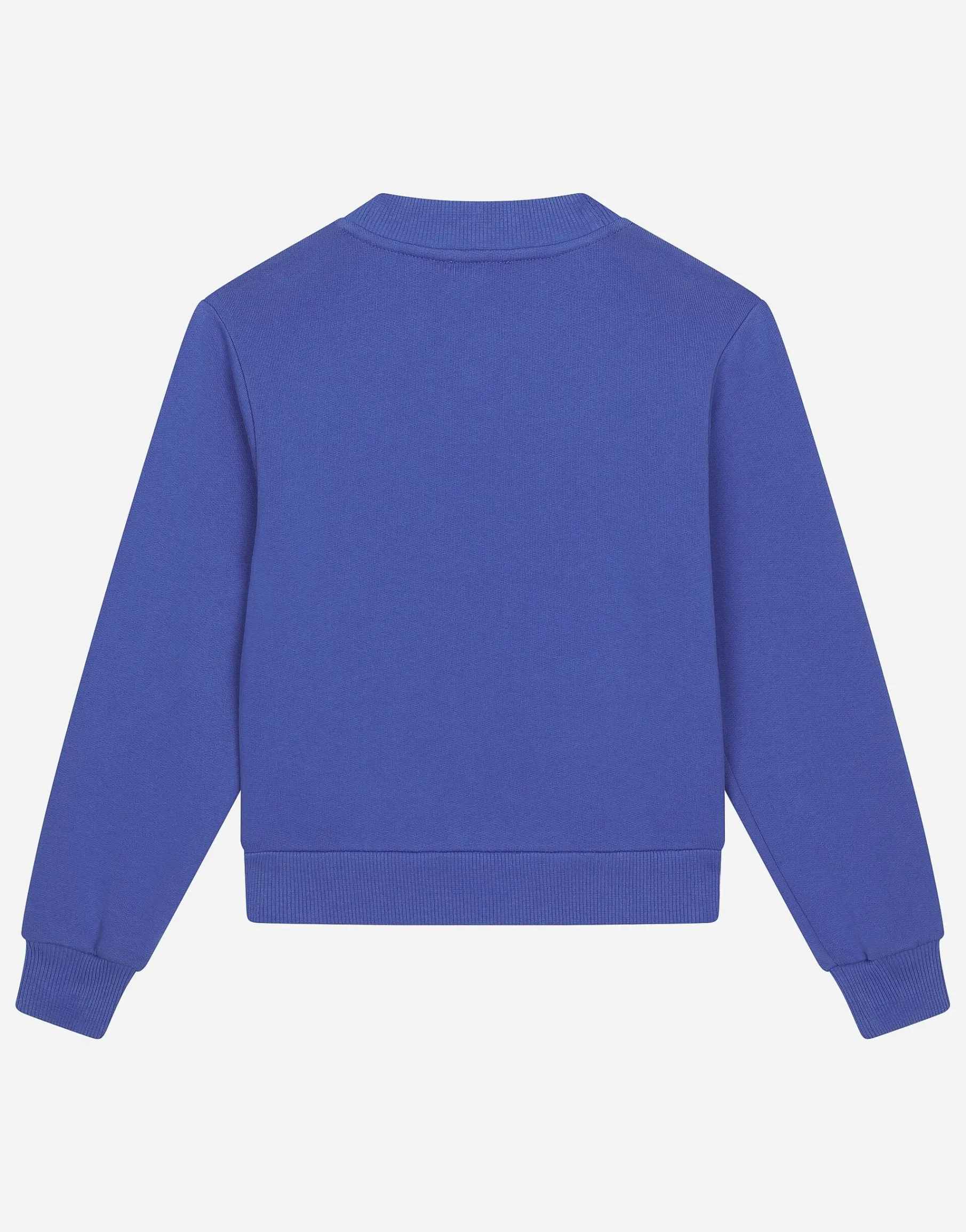 Round-neck jersey with logo tag