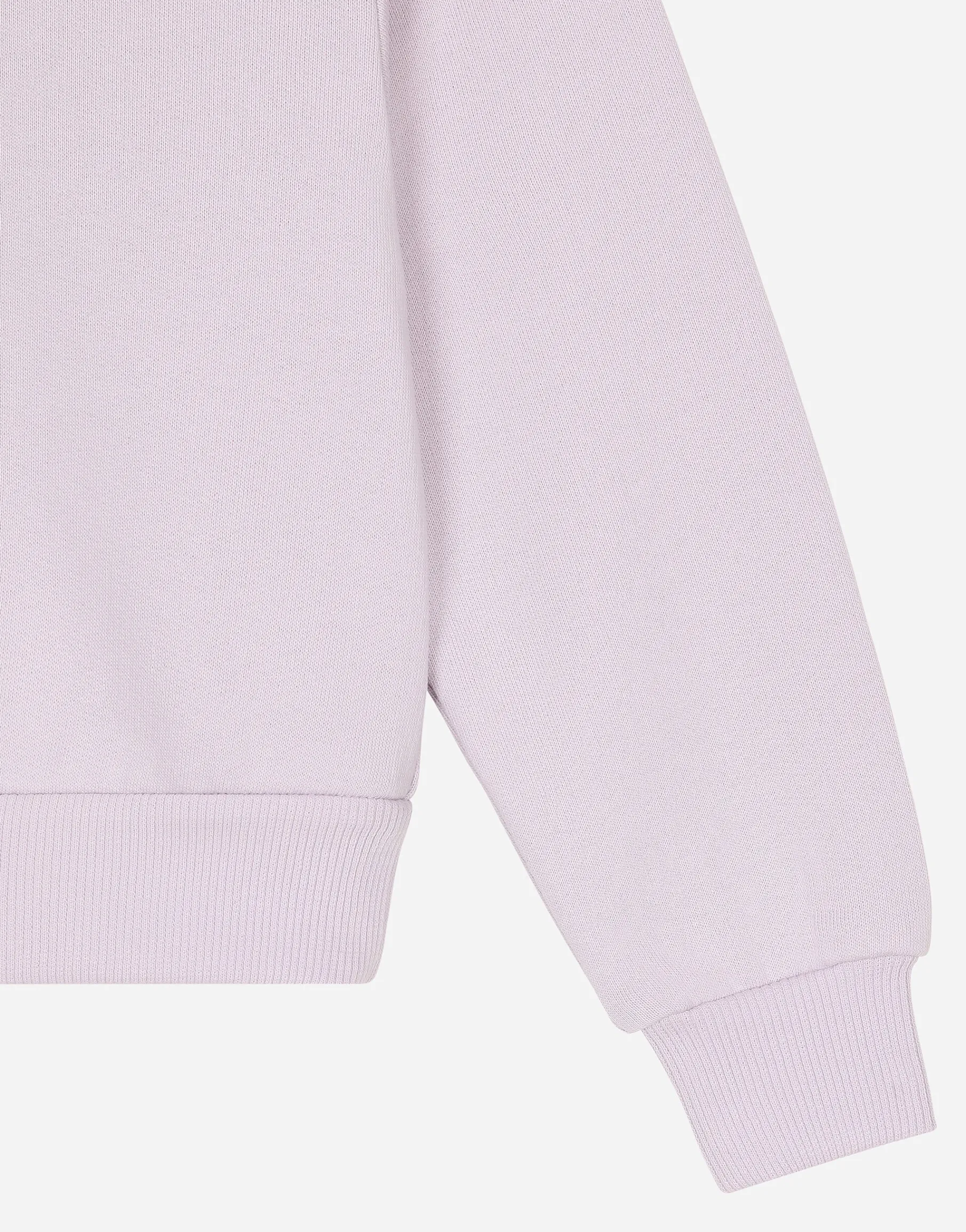 Round-neck jersey with logo tag
