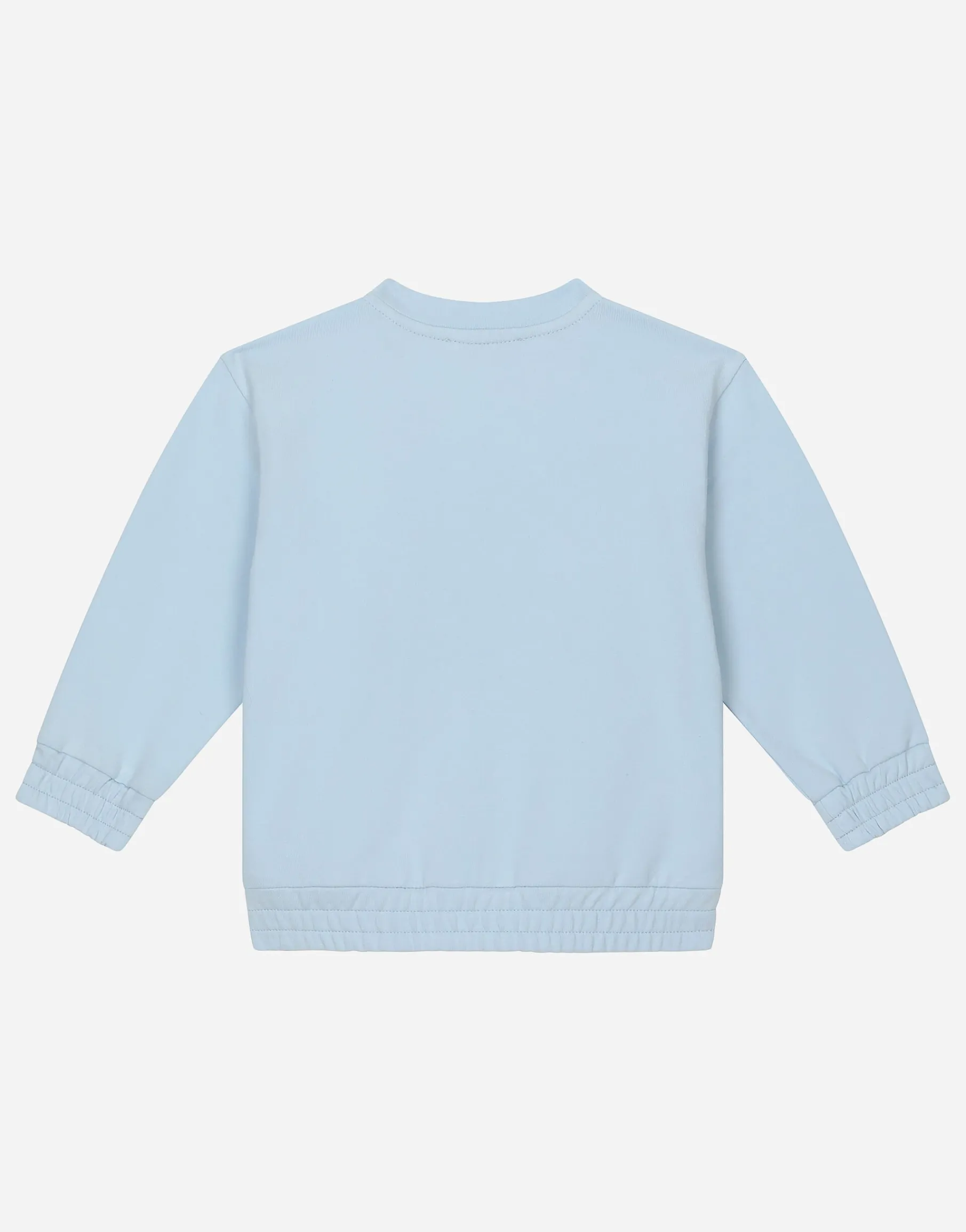 Round-neck sweatshirt with logo print