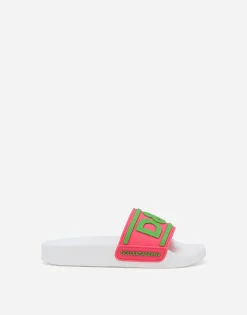 Rubber beachwear sliders
